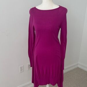 Marks & Spencer Fuchsia Long Sleeve Dress